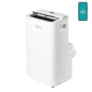 Midea MAP08S1XWT-S 8, 000 DOE, 12, 000 BTU ASHRAE SmartCool Portable Air Conditioner