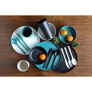 Mainstays DOTCOM21-14-009 28-Piece Eco-Friendly Recycled Plastic Dinnerware Set