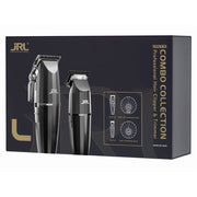 JRL ONYX 2020C T Professional Onyx Clipper and Trimmer Collection with Fade Precision Blade, Smart-Clip Technology, White