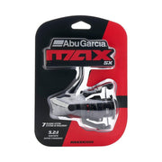 Abu Garcia Max SX 2000 Spinning Fishing Reel, 6+1 Stainless Steel Bearings, 5.2:1 Gear Ratio, Ambidextrous, Black