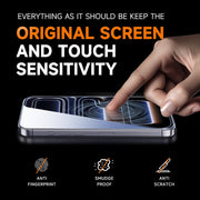 Magic John 2 Pack Privacy Screen Protector for iPhone 16 Plus/iPhone 15 Plus Tempered Glass - Ease of Use