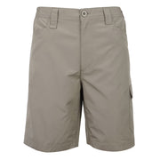 Fishing Life Predator Performance Men's Cargo Shorts, Quick-Dry Polyester, Mid-Rise, Beige, Size 32