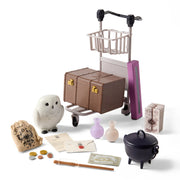 Harry Potter PHX25012 Hogwarts Express Wizard Accessories with Owl for 18-inch Dolls Toys Kids 5 Years+