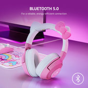 Razer Kraken BT Hello Kitty & Friends Edition Wireless Gaming Headset, Bluetooth 5.0, Custom-Tuned 40mm Drivers, Beamforming Microphone, RGB Lighting, Pink