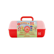 Strawberry Shortcake SC063HBAZA x Caboodles Makeup Organizer Set, 7-Piece, Red, Water-Resistant, Ages 8+