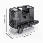Poweart Portable Carpet Cleaner Upholstery Cleaner, Ultra-Powerful 450W Motor with 17Kpa Suction, Independent Dual Water Tank System, Pet-Friendly Deodorizing Function