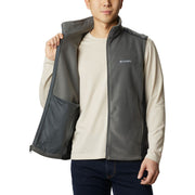 Columbia Steens Mountain Fleece Vest for Men - Grill/Black - XL