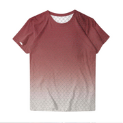Cagogo Women's Short Sleeve Shirt Cotton Linen Eyelet Blouses Crewneck Summer Tops