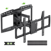 USX MOUNT Full-Motion TV Wall Mount, Tilt and Swivel, Articulating 6 Arm Support, Fits 42 to 90 Inch TVs, Supports up to 150 lb, Black, WML018-01