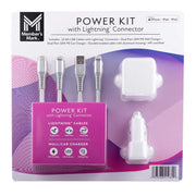 Lightning USB Power Kit: Car & Wall Charger & 2 Lightning Cables