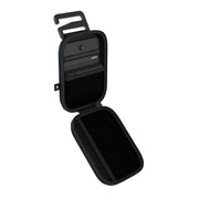 Fjorden Clamshell Case for Camera Grip, Black, Flexible Belt Loop, Metal G-Hook, Interior Mesh Pockets, Zipped Shell