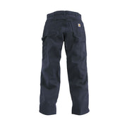 Carhartt Flame-Resistant Midweight Canvas Loose Fit Work Pants, Dark Navy, Size 38 x 32, Straight Leg, Multiple Utility Pockets, FRB159