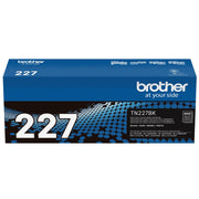 Brother TN-227BK Genuine High Yield Black Printer Toner Cartridge