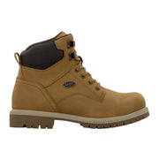 Lugz Mens Bond Round Toe 6-Inch Chukka Boot, Beige Synthetic Nubuck, Lace-Up, Slip-Resistant, Medium Width, MBONDGD-2706