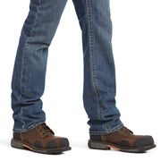 Ariat Flame-Resistant M4 Relaxed Boundary Boot-Cut Jeans for Men - Clay - 34x32