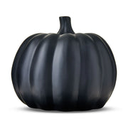 Way To Celebrate X481-PXFG037 Clay Pumpkin Jack-o'-Lantern Tabletop Decor, Black, 9