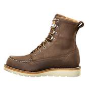 Carhartt Moc Toe Wedge Work Boots for Men - Brown - 10.5M