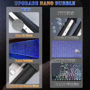 Tawatiler Submersible LED Aquarium Light, 9.3 Inch Fish Tank Light with Nano Bubble Stone, 16 Million Colors, 12 Dynamic Effects, Music Sync, App Remote Control, On/Off Timer