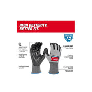 Milwaukee 48-73-8743B X-Large High Dexterity Cut 4 Resistant Polyurethane Dipped Work Gloves (12-Pack)