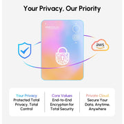 GJGOO AI Voice Recorder & Transcriber with GPT-5 Analysis, 30-Hour Recording, 112-Language Speech-to-Text, Auto Summary, Gray