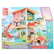 Hape E3411 Rock and Slide Children's Playhouse with 8 Colorful Rooms and 9 Sound Effects