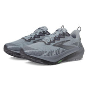 Brooks Ghost Trail Men's Trail Running Shoes, Gray/Blackened Pearl, TrailTack Outsole, DNA Loft Cushioning, Size 12