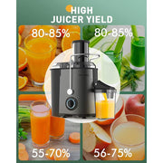 MAMA'S CHOICE MMC1005-G Centrifugal Juicer Machine, Gray