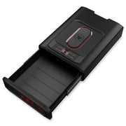 Vaultek DS5i Smart Station Biometric Cabinet Style Safe with Dual Wireless Charging Pads, Auto-Open Drawer, Black