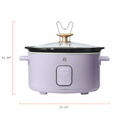 Beautiful 19475 6 Qt Programmable Slow Cooker, Lavender by Drew Barrymore