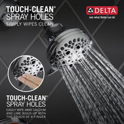 Delta Faucet Classic Monitor 13 Series Tub and Shower Trim, Chrome, Wall Mount, Single-Handle, T13491