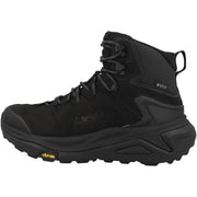 Hoka Kaha 3 GTX Men's Hiking Boots, Black Nubuck Leather, GORE-TEX Waterproof, Vibram Megagrip Outsole, Size 11.5, 1162530-BBLC