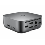 HP Thunderbolt 4 100W G6 Dock, Silver, 5 USB Ports, 4 Display Support, 120W Charging, Wired Connectivity