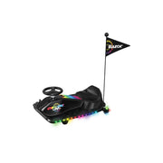 Razor 20143401 Crazy Cart Shift Lightshow - 12V Electric Drifting Go-Kart for Kids, Multi-Color LED Lights, Variable-Speed Foot Pedal Accelerator, Rechargeable Battery, Top Speed Control Switch