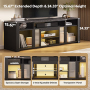 Bestier TV Stand for TVs Up to 85