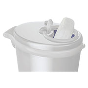 UBBI 10000 Stainless Steel Diaper Pail, White