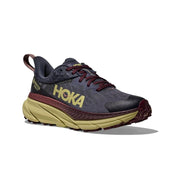 Hoka Challenger 7 Gore-TEX Women's Trail Running Shoes, Charcoal Grey Cardamom, Lace-Up, Water Resistant, 7.5 Medium, 1134502F-CRYC