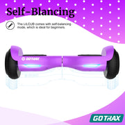 GOTRAX GT-HCUB-PUR Kids Hoverboard, Purple