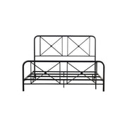 Hillsdale House Williamsburg Complete Metal Bed - BLACK SPARKLE ONE SIZE