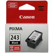Canon PG-243 Black Ink Cartridge, Pigment-Based Ink