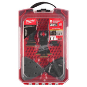 Milwaukee 49-10-9114 Open-Lok 15 pc X 3.5 in. W Titanium Oscillating Blade Set 15 pc