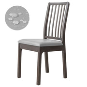 Huajuming Waterproof Jacquard Pu Leather Chair Seat Cushion Cover Dining Room Upholstered Anti-Dirty Without Backrest Furniture Protector