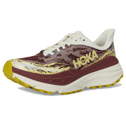 Hoka Stinson 7 Women's Trail Running Shoes, Plush Cushioning, Stabilizing H-Frame, Truffle Salt/Dark Cedar, Medium Width, Size 9, 1141531-TFFL