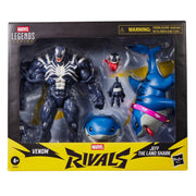 Hasbro Marvel Legends Series Marvel Rivals Venom and Jeff the Land Shark 6-Inch Action Figures Collectible Set G20745L0