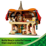 LEGO 75690 Wicked Glinda & Elphaba Visit Munchkinland Building Set, 744 Pieces, Red Roof Cottage, Ages 9+