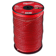 Milwaukee String Trimmer Line, Red Twisted Design, 0.105 in Diameter, 920 ft Spool, 49-16-2814