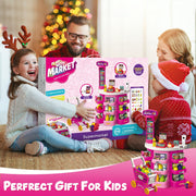 UUSUOO 922-196 Supermarket Playset for Kids,Pretend Play