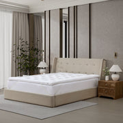 Allswell Down Alternative Mattress Topper, Medium Firmness, White, King Size, 2.5 Inch Thickness, WM23AW-TP21KG