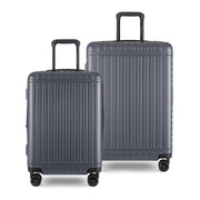 iFLY Smart Departure Hardside 2-Piece Luggage Set, Charcoal