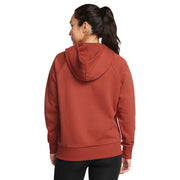 Under Armour Women's Rival Fleece Antler Hoodie - M - Earthen Orange