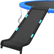 ROMUCHE Trampoline Slide Ladder with Buffer Region, Reinforced Handles, Galvanized Steel Frame, Nylon Surface, 60in x 20in